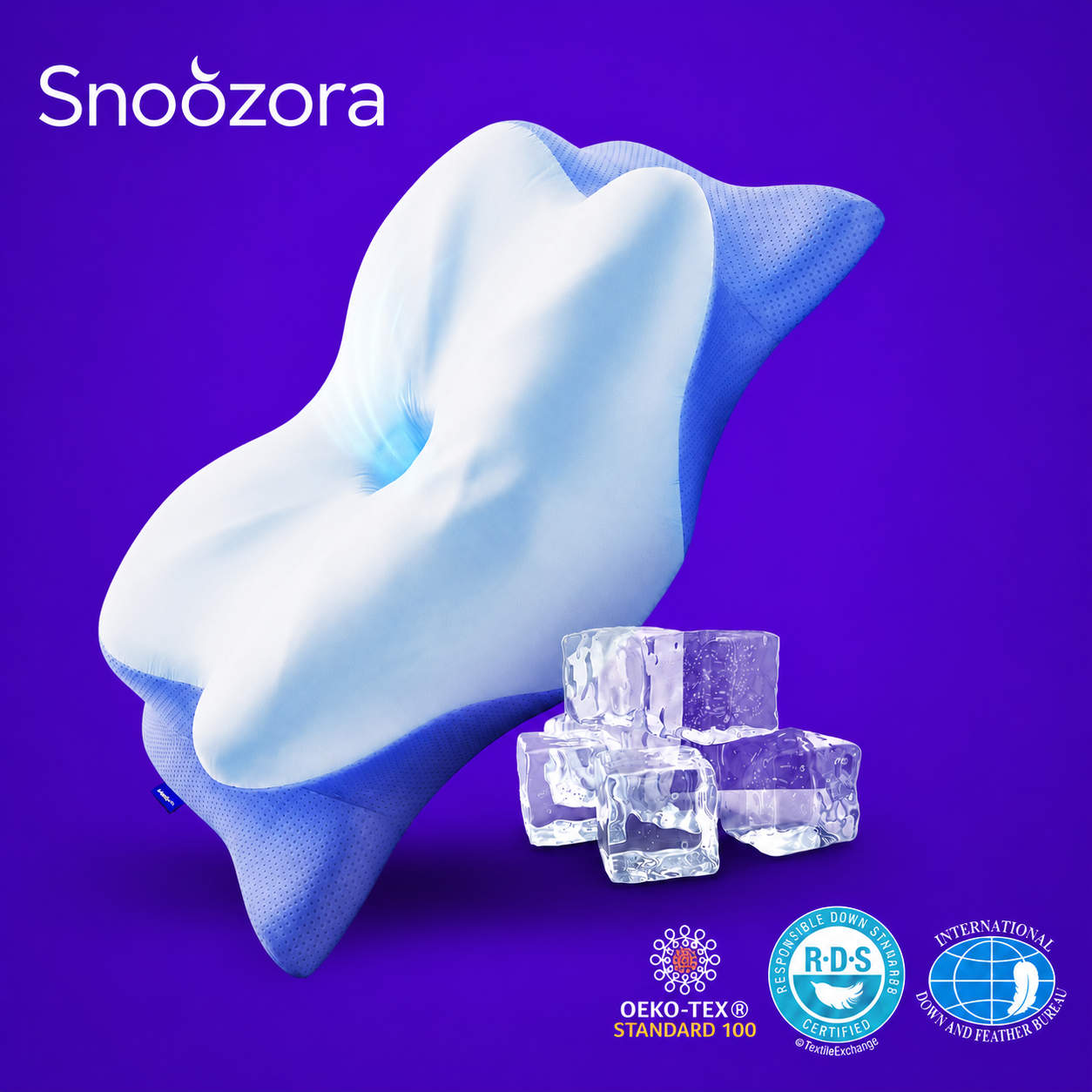 Snoozora® Cooling Cervical Neck Pillow